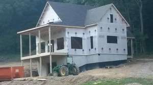 Most decks will need some sort of landing and stairs in order to have safe passage to the ground.